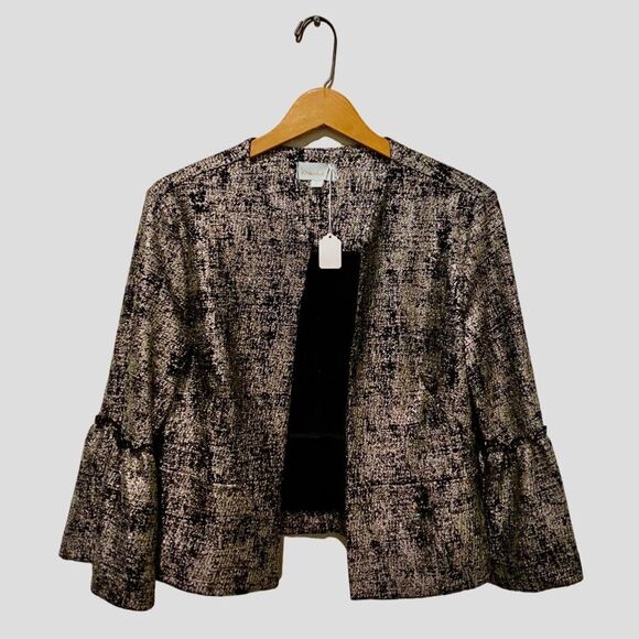 Veronica M Jackets & Blazers - NWT Veronica M gold blazer jacket bell sleeve small